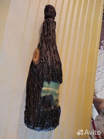 Бутылка декоративная для вина