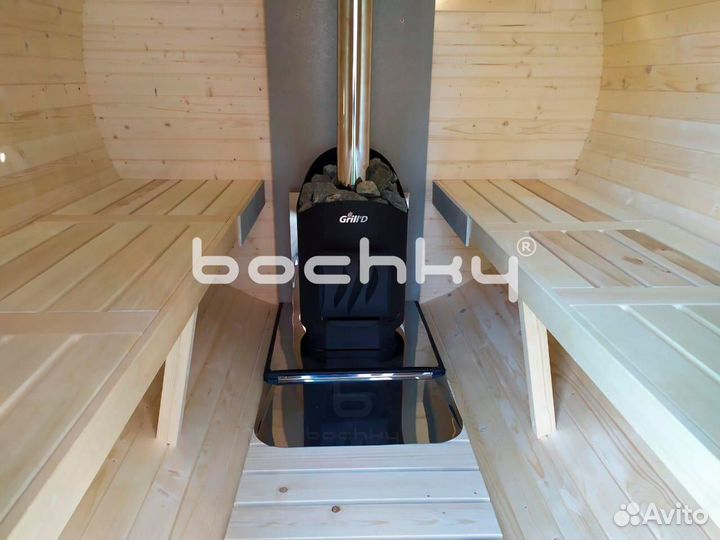 Баня-бочка 2х2,58 м круг