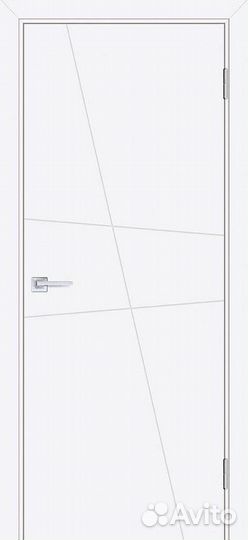 Межкомнатная дверь Вена остеклённая лиственница мо