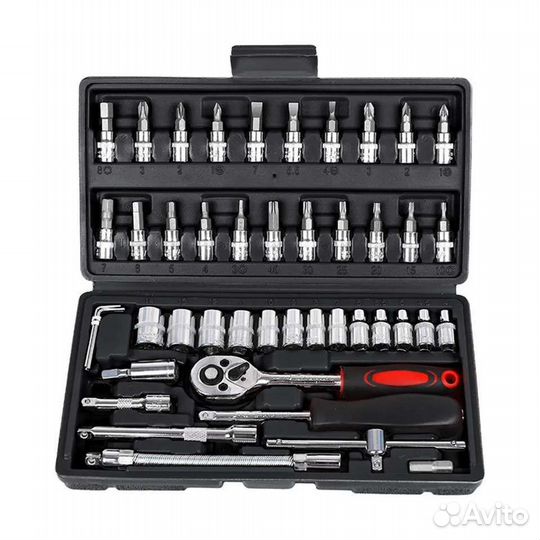Автомобильный набор инструментов на 46 предметов