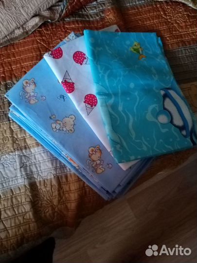 Простыни детские новые Бязь