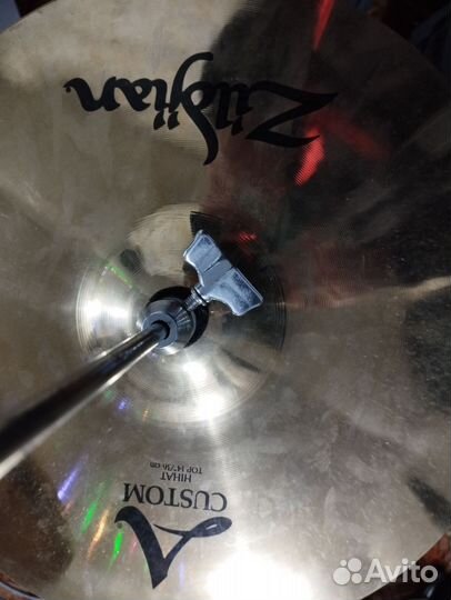 Тарелки zildjian А custom 14 хет и 16 креш
