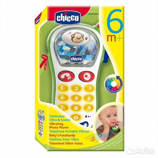 Игрушка Телефон музыкальный с фото Chicco 60067