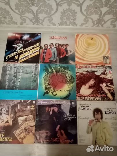 Виниловые пластинки СССР