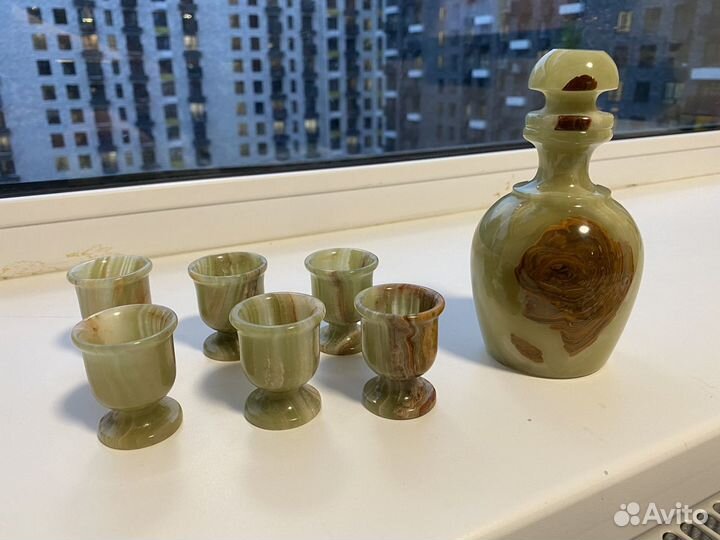 Набор рюмок из оникса