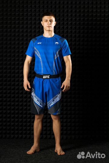Комплект(футболка и шорты) Venum синий
