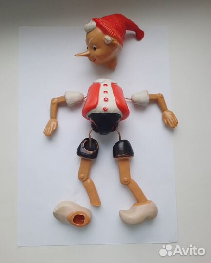 Игрушка Буратино СССР, целлулоид