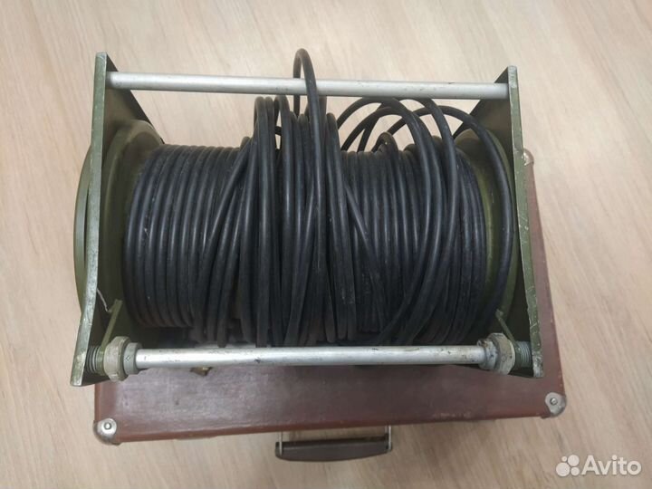 Армейская катушка ТК -2 с кабелем