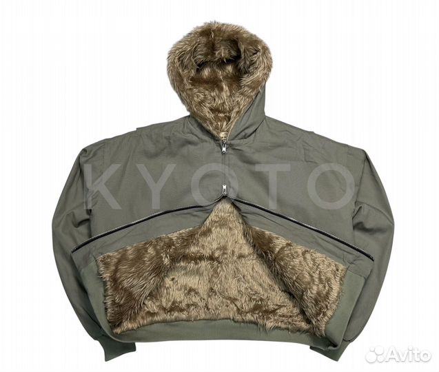 Бомбер fear of god fur с мехом
