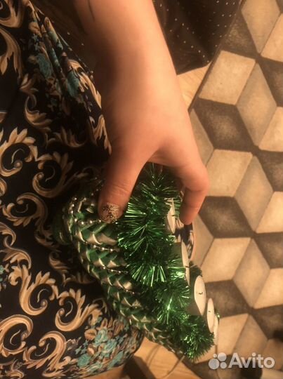 Декоративный подсвечник новогодний