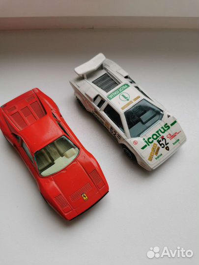 Lamborghini countach 5000,Ferrari Gto 1:45