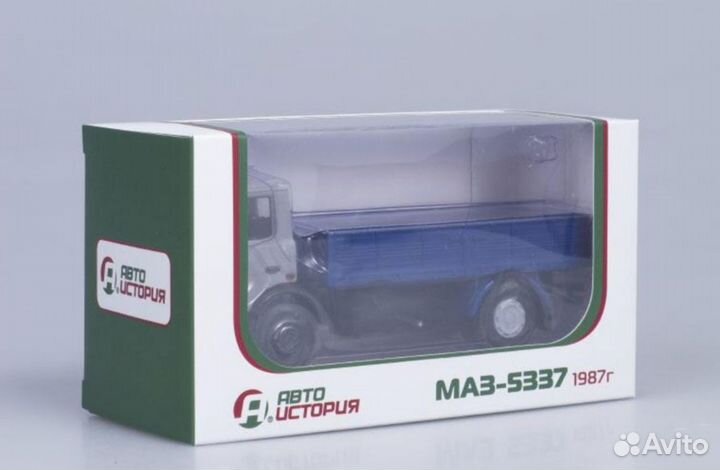 Модель маз-5337 бортовой в 1:43