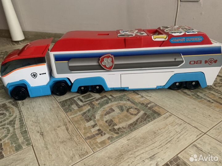 Щенячий патруль. Патрулевоз, джип, щенки