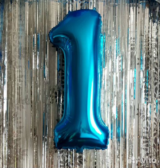 Надувной шар цифра 1