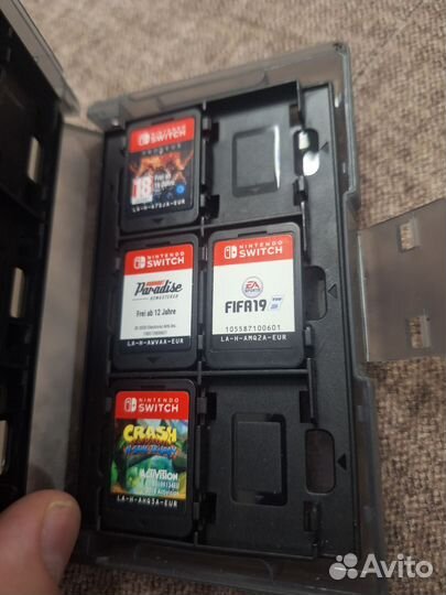 Картриджи nintendo switch