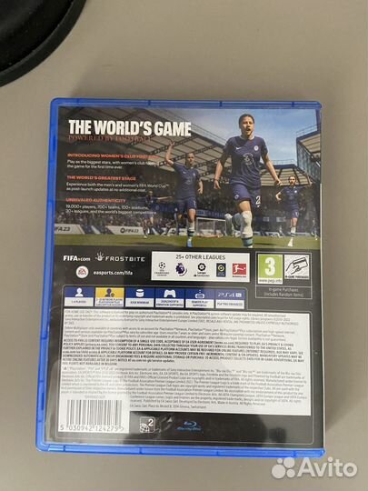 Диск на ps4 fifa 23