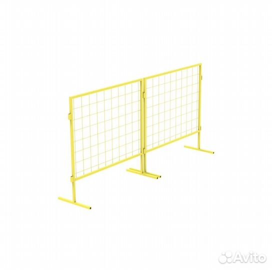 Ограждение мобильное 1000 несъемные стойки