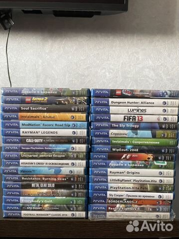 Продажа игр на ps vita