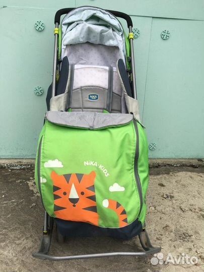 Детские санки коляска