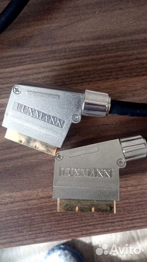Профессиональный scart-кабель luxmann, 2метра