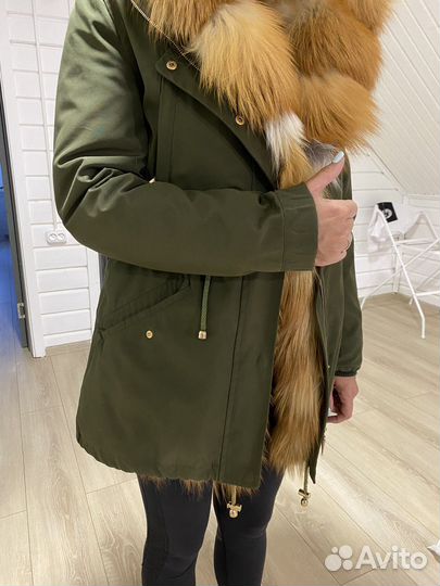 Парка из натурального меха