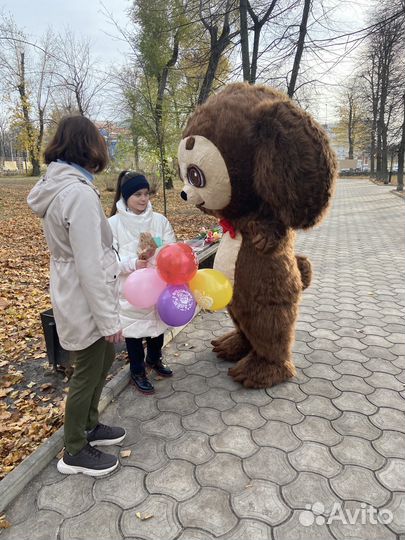 Поздравление от чебурашки