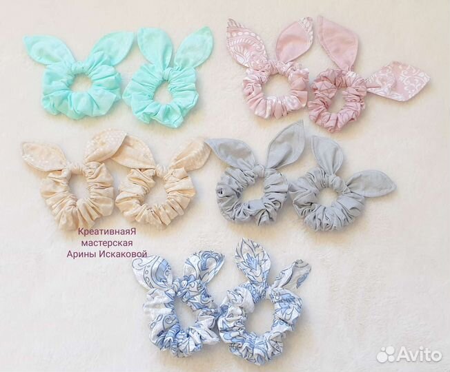 Резинки для волос ручной работы, комплект 300