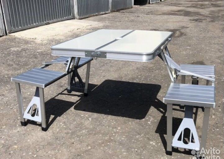 Стол со стулями раскладной для кемпинга