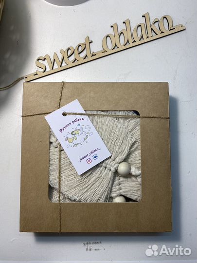 Подхваты для штор в технике макраме