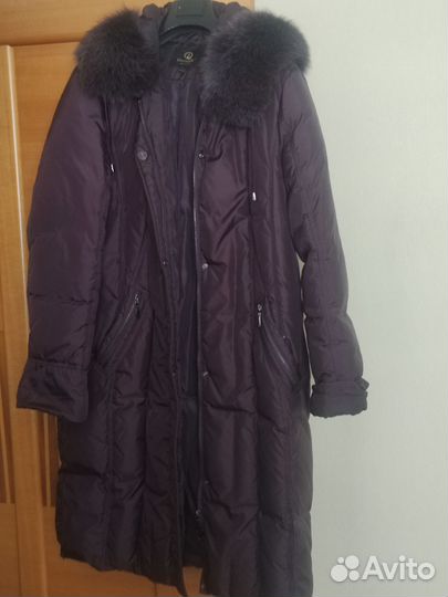 Пуховик женский длинный