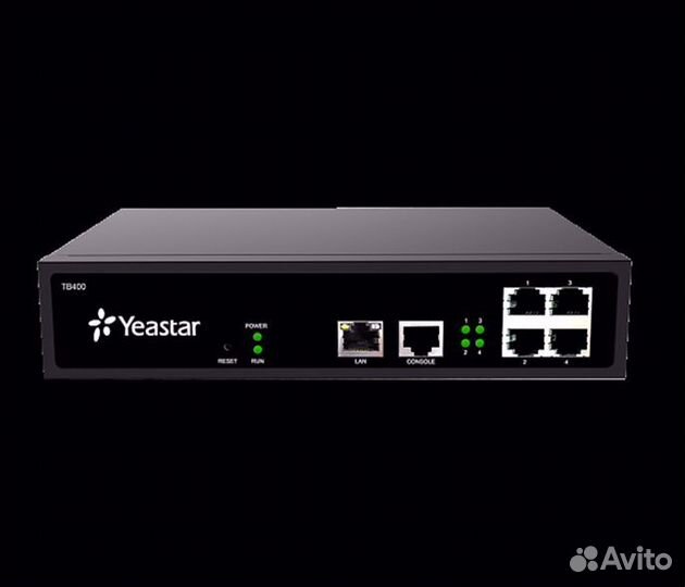 Yeastar TB400 BRI-VoIP шлюз, 2 BRI-порта