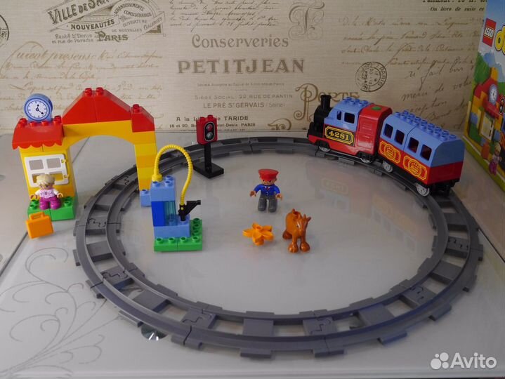 Lego duplo поезда