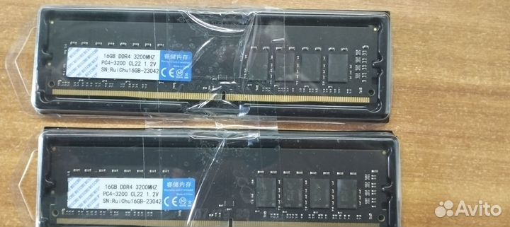 Оперативная память ddr4 2 х16гб - 3200
