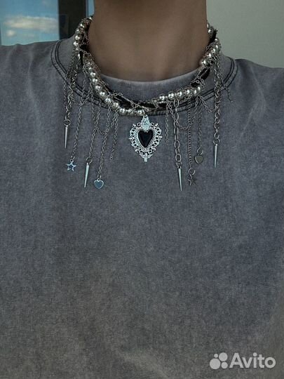Чокер ожерелье украшение на шею колье