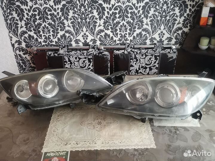 Фары на mazda 3 bk хэчбэк