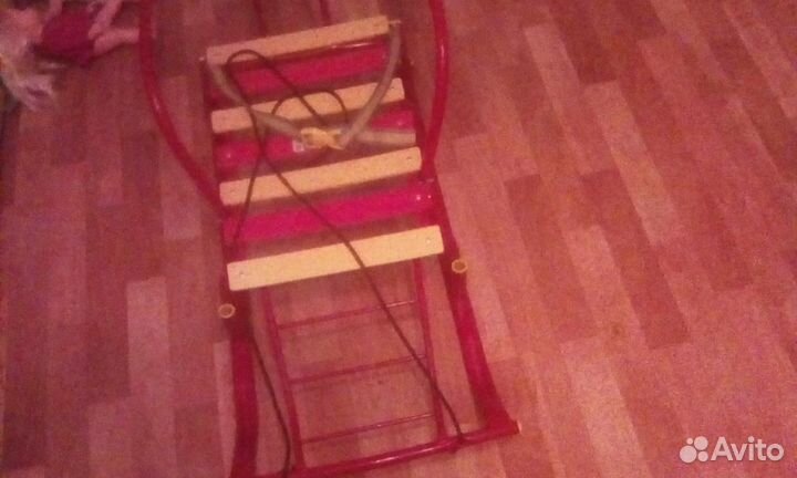 Санки с сиденьем мягким