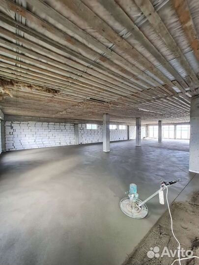 Стяжка пола полу-сухая механизированная