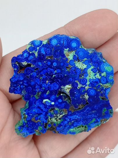 Редкий азурит пластина