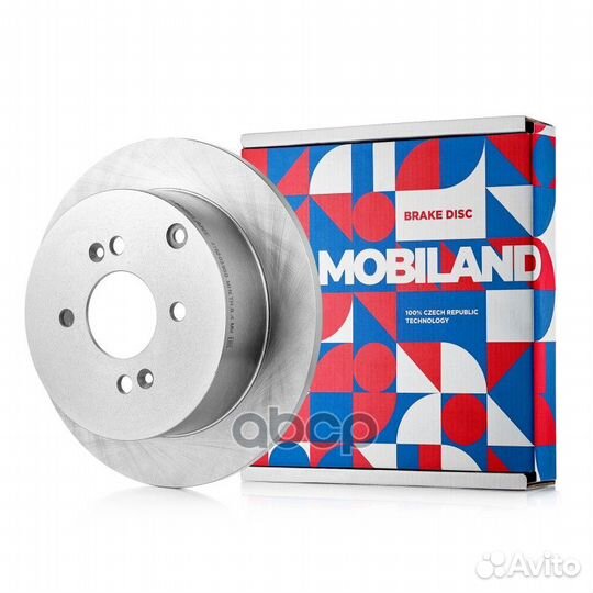 Диск тормозной задний невентилируемый D262мм дл