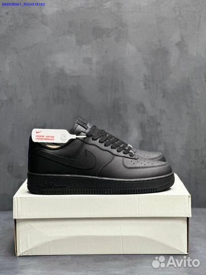 Кроссовки nike air force 1 black (Арт.43713)