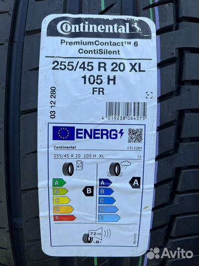 Continental PremiumContact 6 255/45 R20 105H