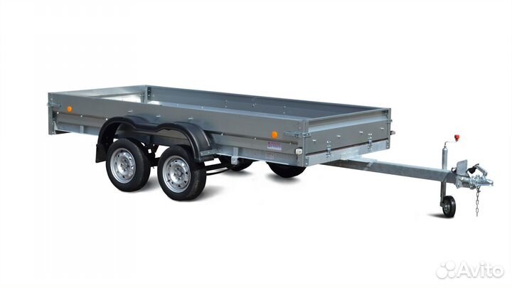 Прицеп трейлер 2-ух осный (3,5х1,5) рессора AL-KO