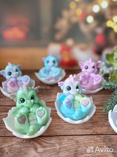 Мыло ручной работы дракончики