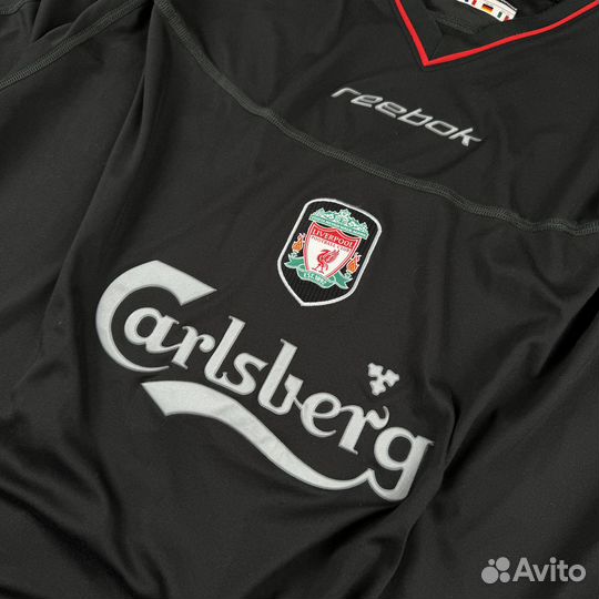 Винтажное джерси лонгслив Reebok Liverpool sweatsh