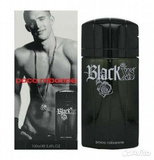 Paco Rabanne XS Black 100м оригинал парфюм