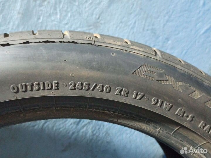 Continental ExtremeContact DWS 245/40 R17 91W