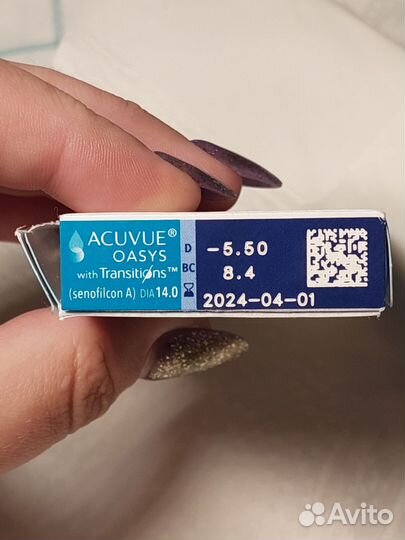 Контактные линзы -5.5