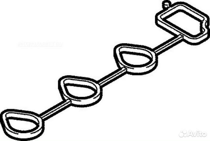 Elring 166.210 Прокладка впускного коллектора