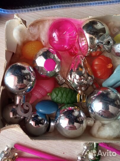 Елочные игрушки СССР набор малютка