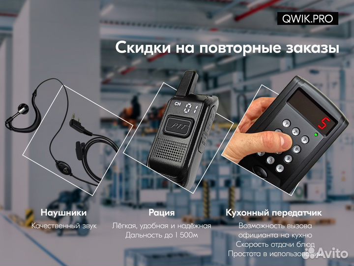 Кнопка вызова персонала и часы пейджеры